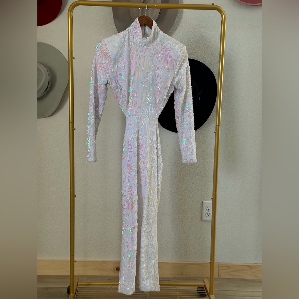 JLUXLABEL White Long Sleeve Dress